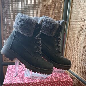 Timberland Warm-Lined Waterproof Boots (Grey) Like New Condition